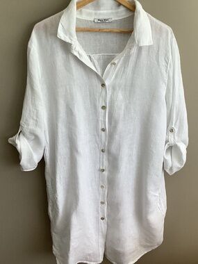 Meo Meli White  Linen Dress / Tunic